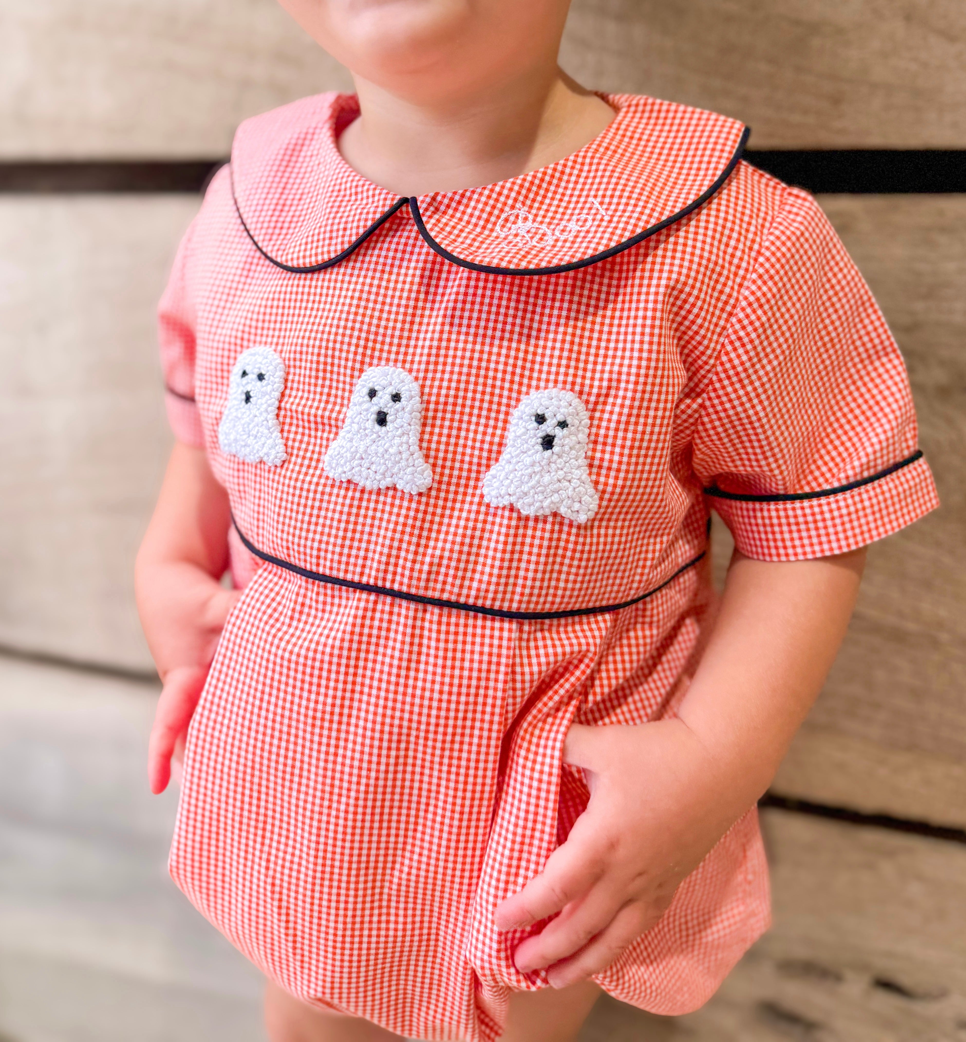 PRE ORDER Boys French Knot Ghosts Bubble | ETA to LBS: SEPTEMBER