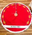 PRE ORDER 3D Gingerbread Icing Tree Skirt | ETA to LBS: October