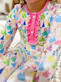 Girls Princess Knit Lounge Set