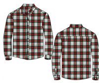 Mens Tartan Plaid Button Down Shirt