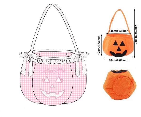 Petite Halloween Pumpkin Bucket
