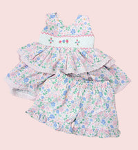 Girls Wildflower Whimsy Ruffle Short Set