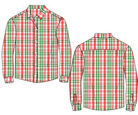 Mens Holly Jolly Heirloom Collection Button Down Shirt