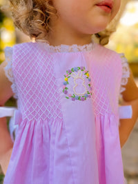 PRE ORDER Girls Hoppin Down the Pearl Bunny Trail Bloomer Set | ETA to LBS: LATE FEBRUARY