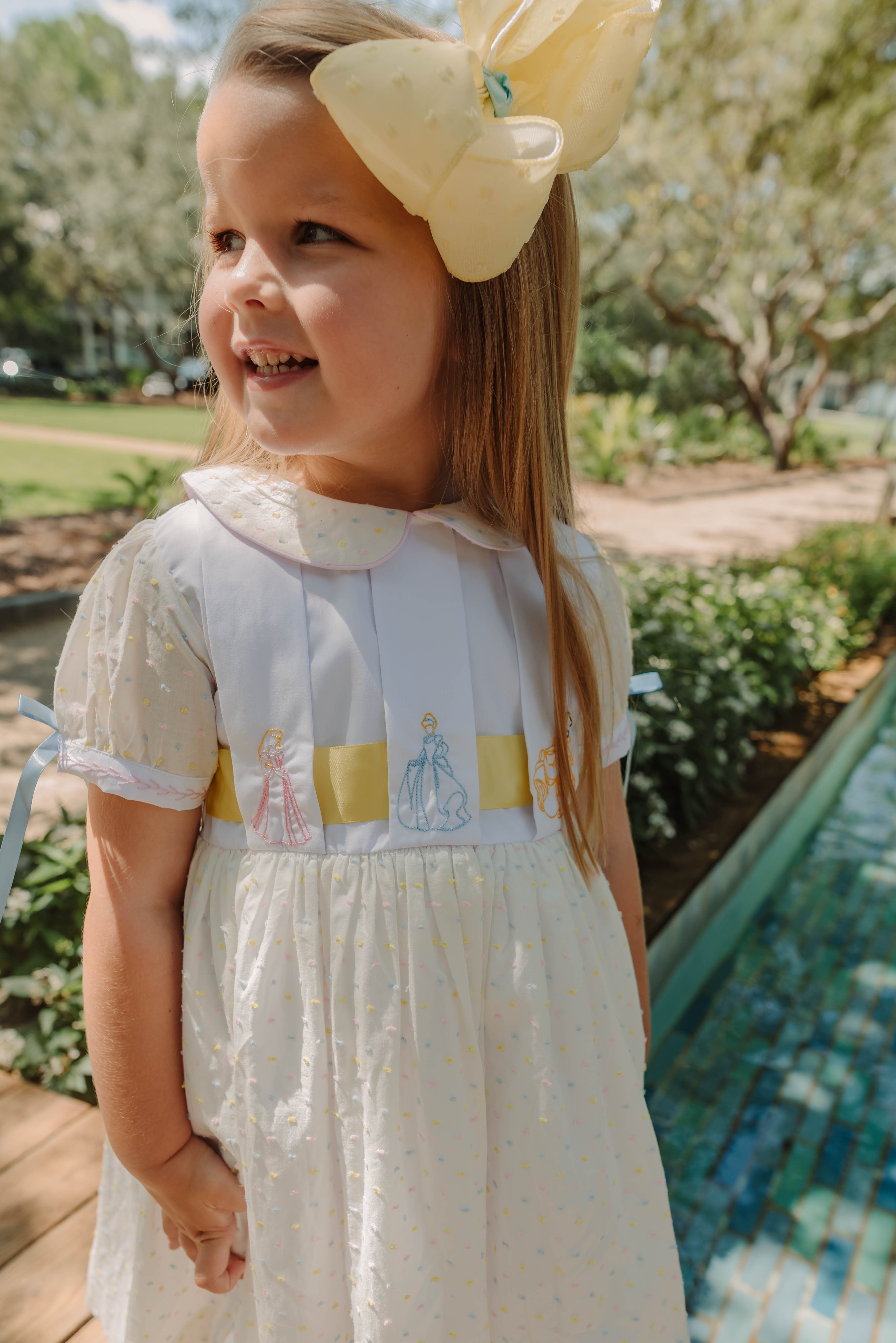 Girls Princess Embroidery Dress RTS