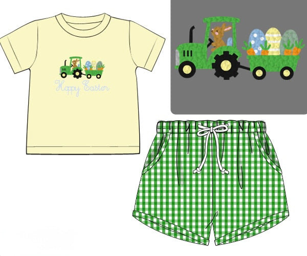 PRE ORDER Boys French Knot Hoppin’ on the Farm Short Set | ETA to LBS: FEBRUARY