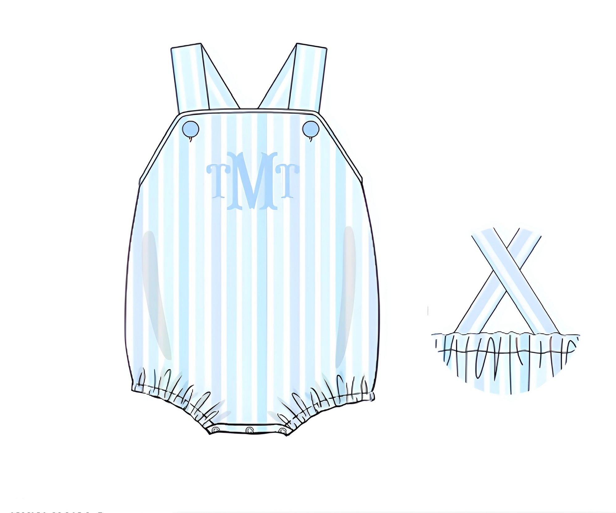 PRE ORDER Boys Summer Stripes Bubble ETA: MAY