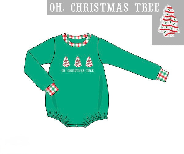 PRE ORDER Boys French Knot Oh Christmas Tree Bubble | ETA to LBS: OCTOBER