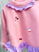 Girls Duck & Mouse Embroidered Sweater