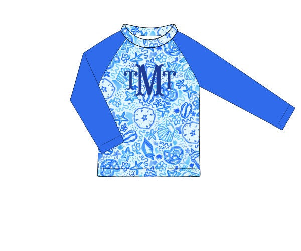 PRE ORDER Boys Tropical Rashguard Shirt ETA: APRIL