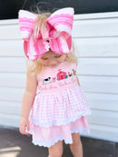 Girls French Knot Oink, Moo, Cock-a-Doodle Doo Bloomer Set