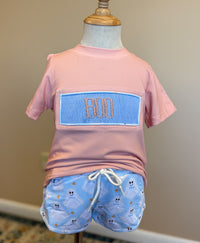 Boys “BOO” Friendly Ghosts Short Set