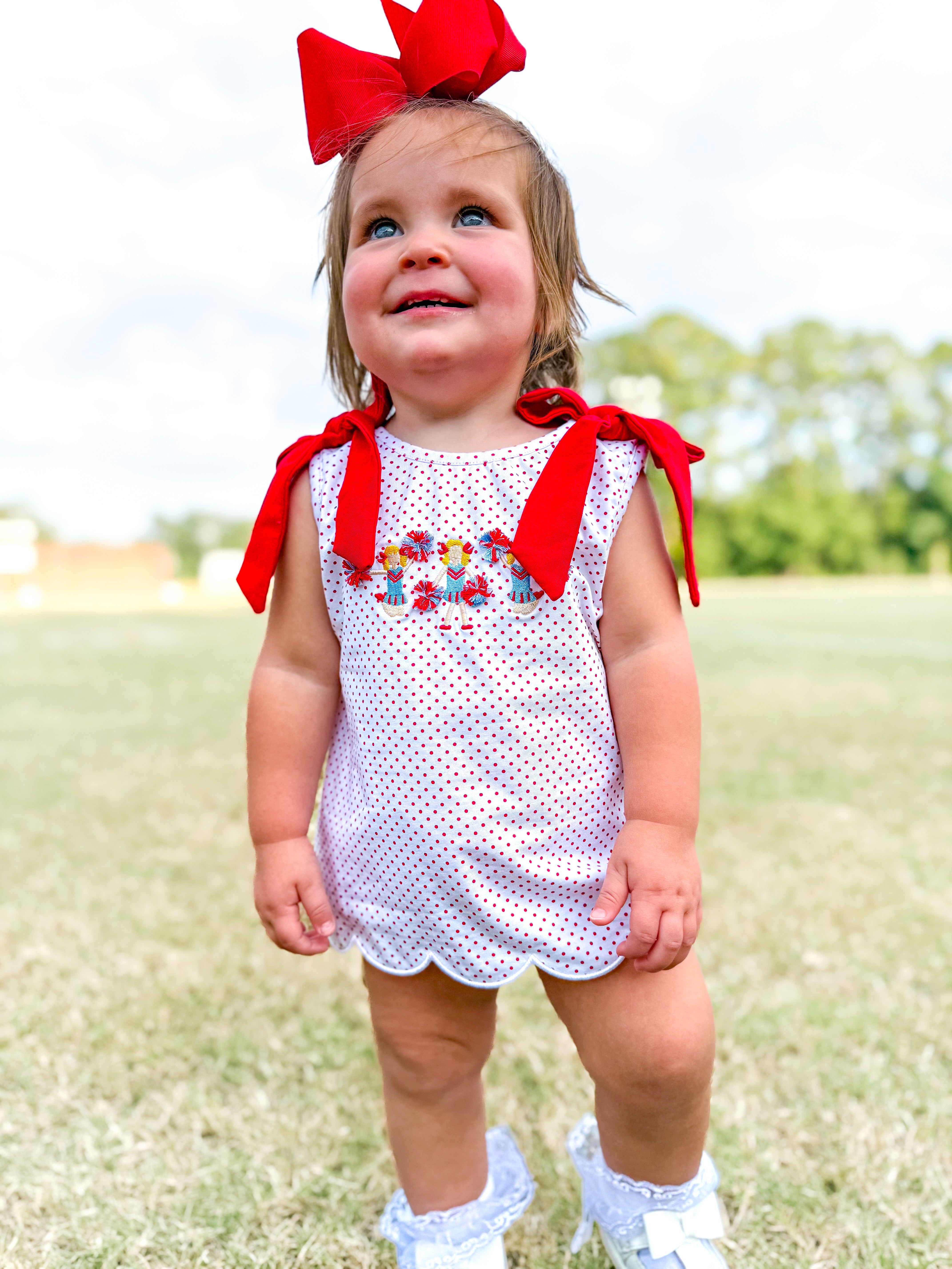 Red & Blue Cheerleader Bloomer Set