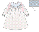 PRE ORDER Girls Smocked Little Bluebird Valentine Bloomer Set & Dress | ETA to LBS: DECEMBER