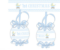 PRE ORDER Baby’s 1st Christmas Smocked Ornament | ETA to LBS: OCTOBER