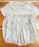 Boys Smocked Pumpkins Bubble