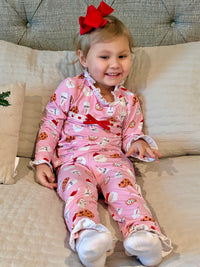 Girls Cookies & Milk Knit Lounge Set