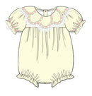PRE ORDER Girls Easter Sunshine Heirloom Bubble | ETA to LBS: LATE FEBRUARY