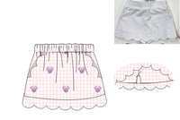 Women’s Embroidered Mouse Skort