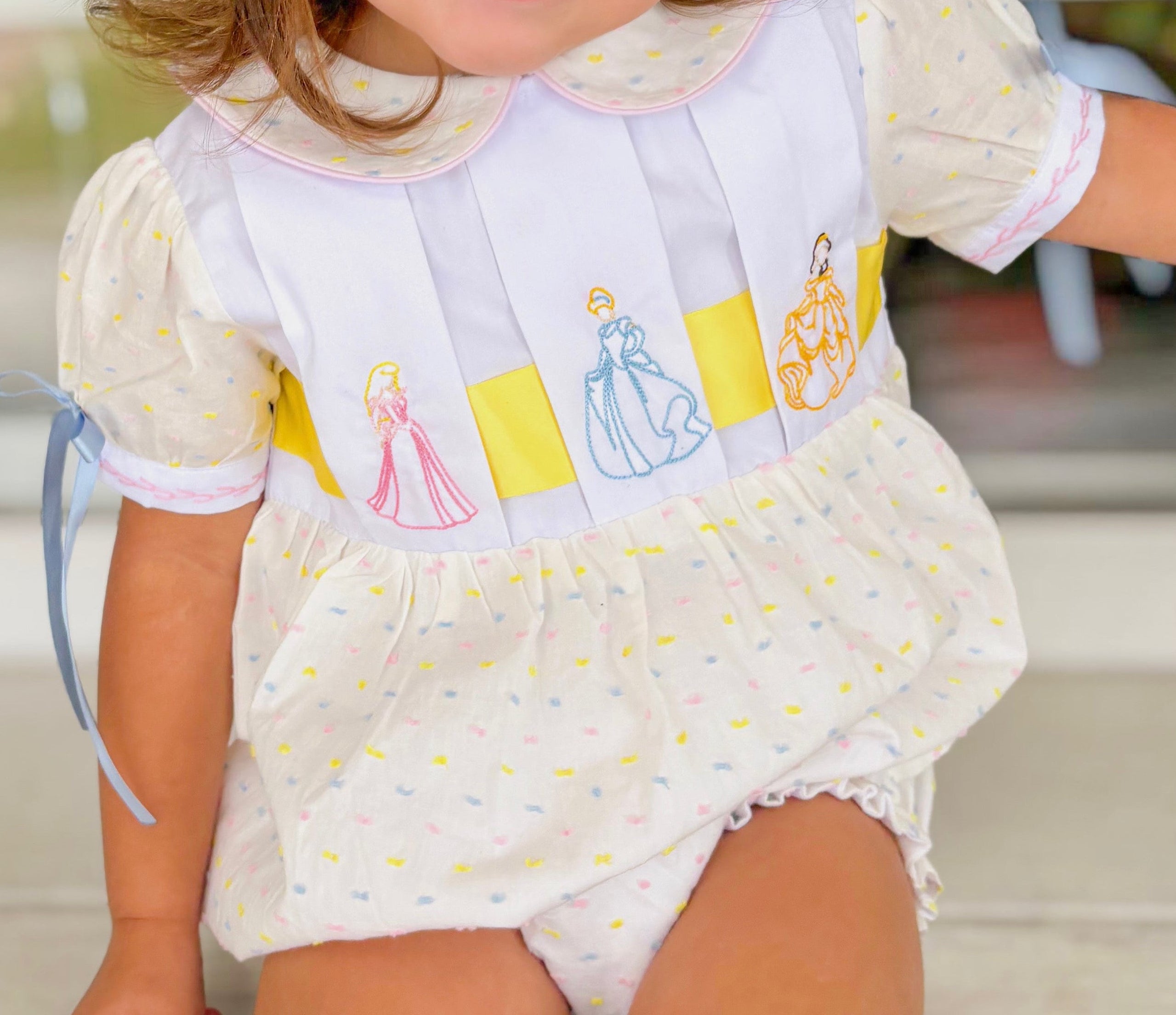 Girls Princess Embroidery Bubble RTS