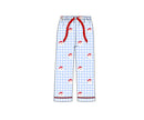 Men’s Embroidered Santa Knit Lounge Pants
