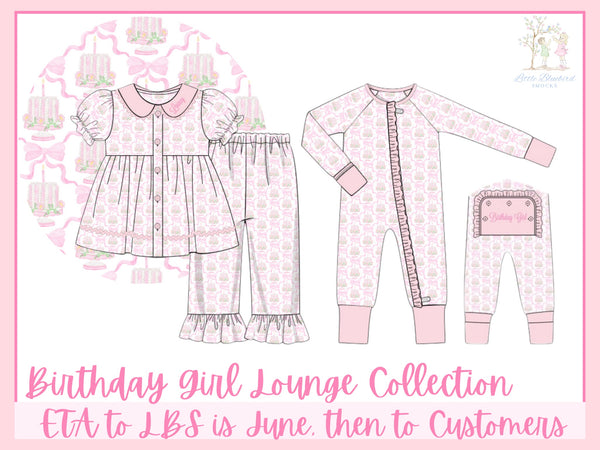 PRE ORDER Girls Birthday Girl Knit Lounge Zippy | ETA to LBS: JUNE