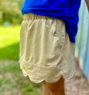 PRE ORDER Girls Knit Scalloped Skort ETA: JULY