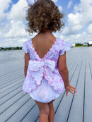 Girls Watercolor Sea Creatures Bloomer Set