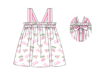 Girls Berry Cute Bows Bloomer Set & Dress