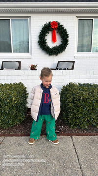 Boys Preppy Toy Soldiers Corduroy Pants Set