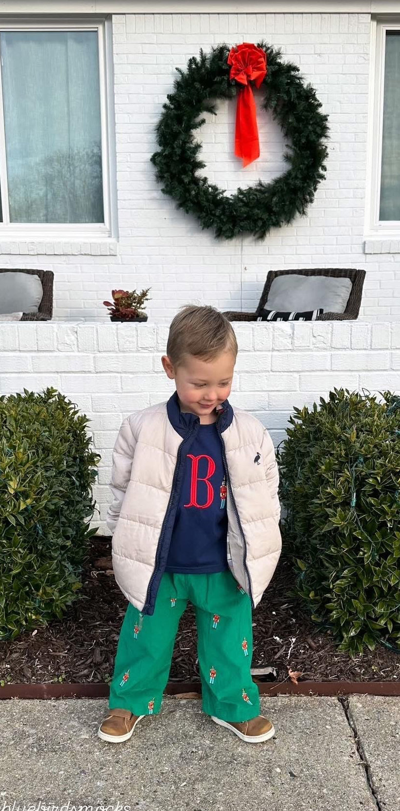 PRE ORDER Boys Embroidered Preppy Toy Soldiers Corduroy Pants Set | ETA to LBS: OCTOBER