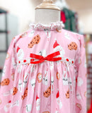 Girls Cookies & Milk Knit Lounge Set