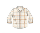 PRE ORDER Boys Country Harvest Plaid Button Down Polo | ETA to LBS: SEPTEMBER