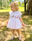 Girls Smocked Under The Sea Bloomer Set RTS