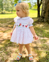 Girls Smocked Under The Sea Bloomer Set RTS