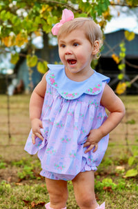 PRE ORDER Girls Watercolor Floral Cross Bloomer Set | ETA to LBS: LATE FEBRUARY