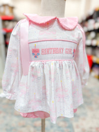 Girls Birthday Girl Bloomer Set