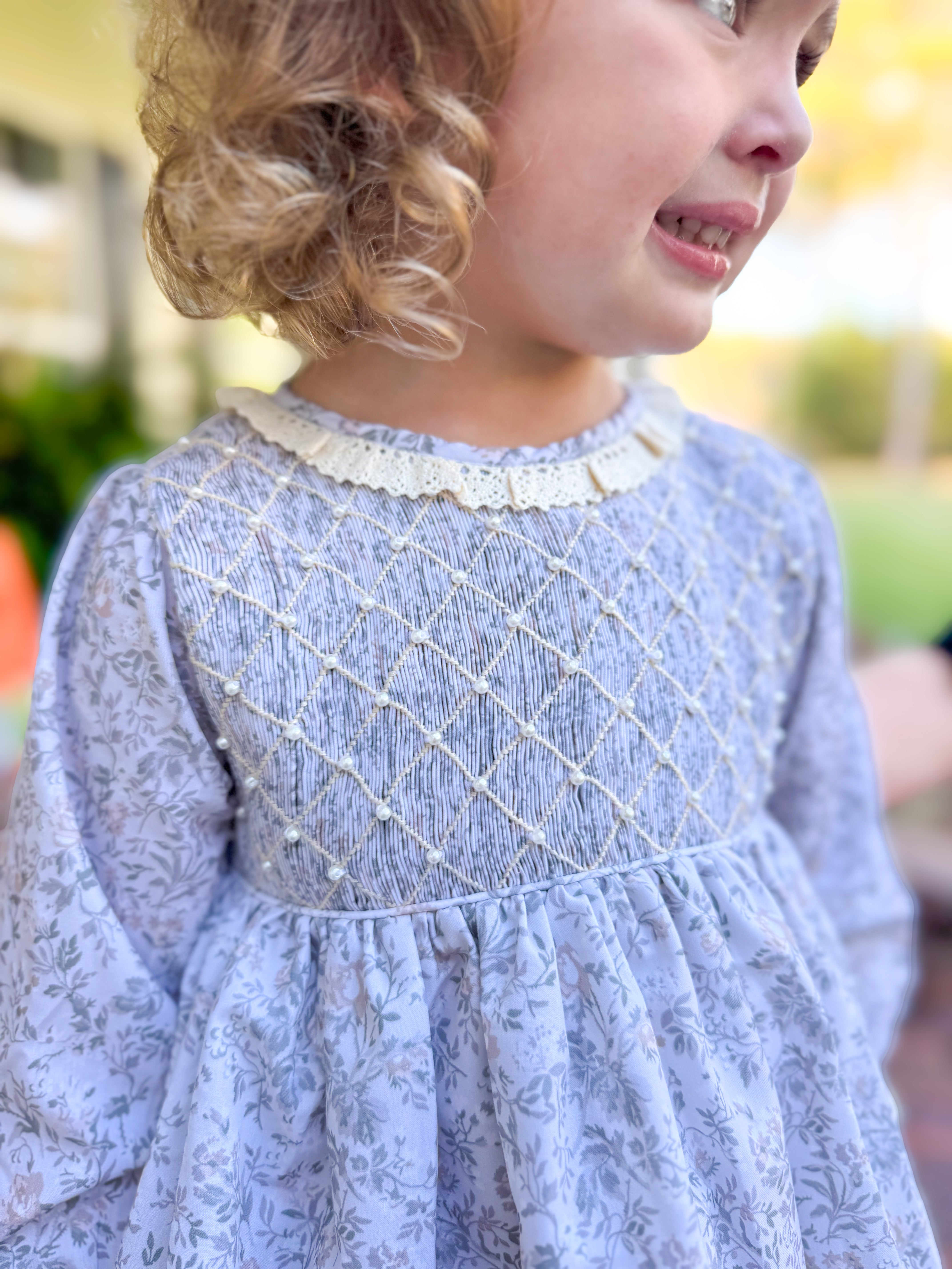 Girls Sage Heirloom Bloomer Set