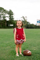 Girls French Knot Go, Fight, Win Bloomer Set