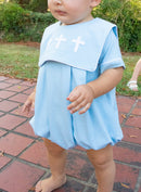 PRE ORDER Boys Linen Cross Bubble | ETA to LBS: LATE FEBRUARY