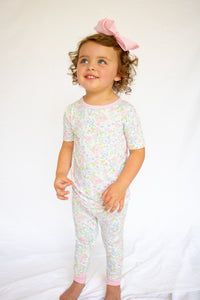 PRE ORDER Girls Elegance In Bloom Bamboo Pajama Pant Set