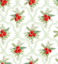 Girls Christmas Berries Smocked Dress