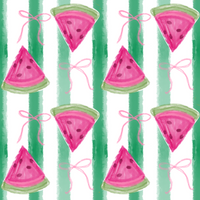 PRE ORDER Girls Watermelon Print Bubble ETA: MAY