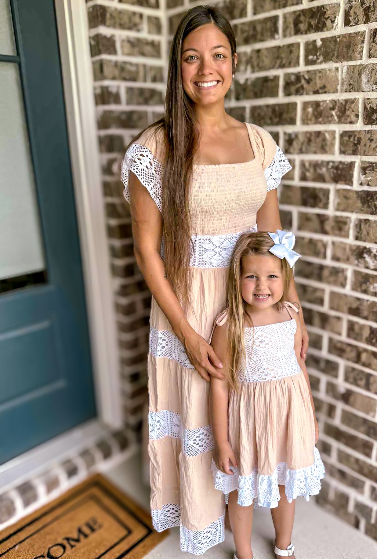 Girls Muslin & Lace Dress