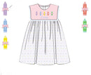 Girls French Knot Crayons Bloomer Set & Dress