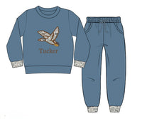 PRE ORDER Boys The Duck Blind Appliqué Jogger Set | ETA to LBS: DECEMBER