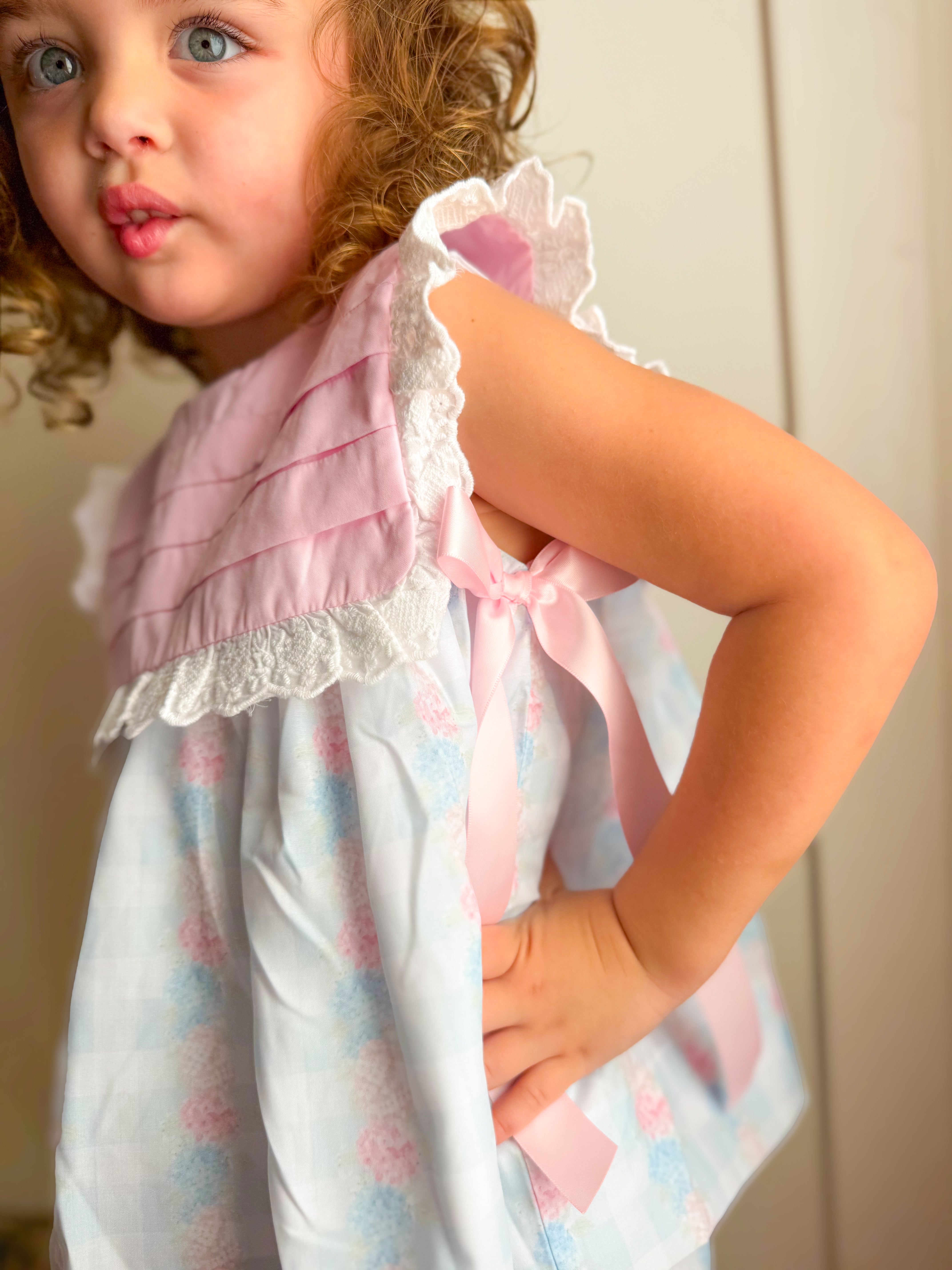 Girls Southern Blossom Bloomer Set