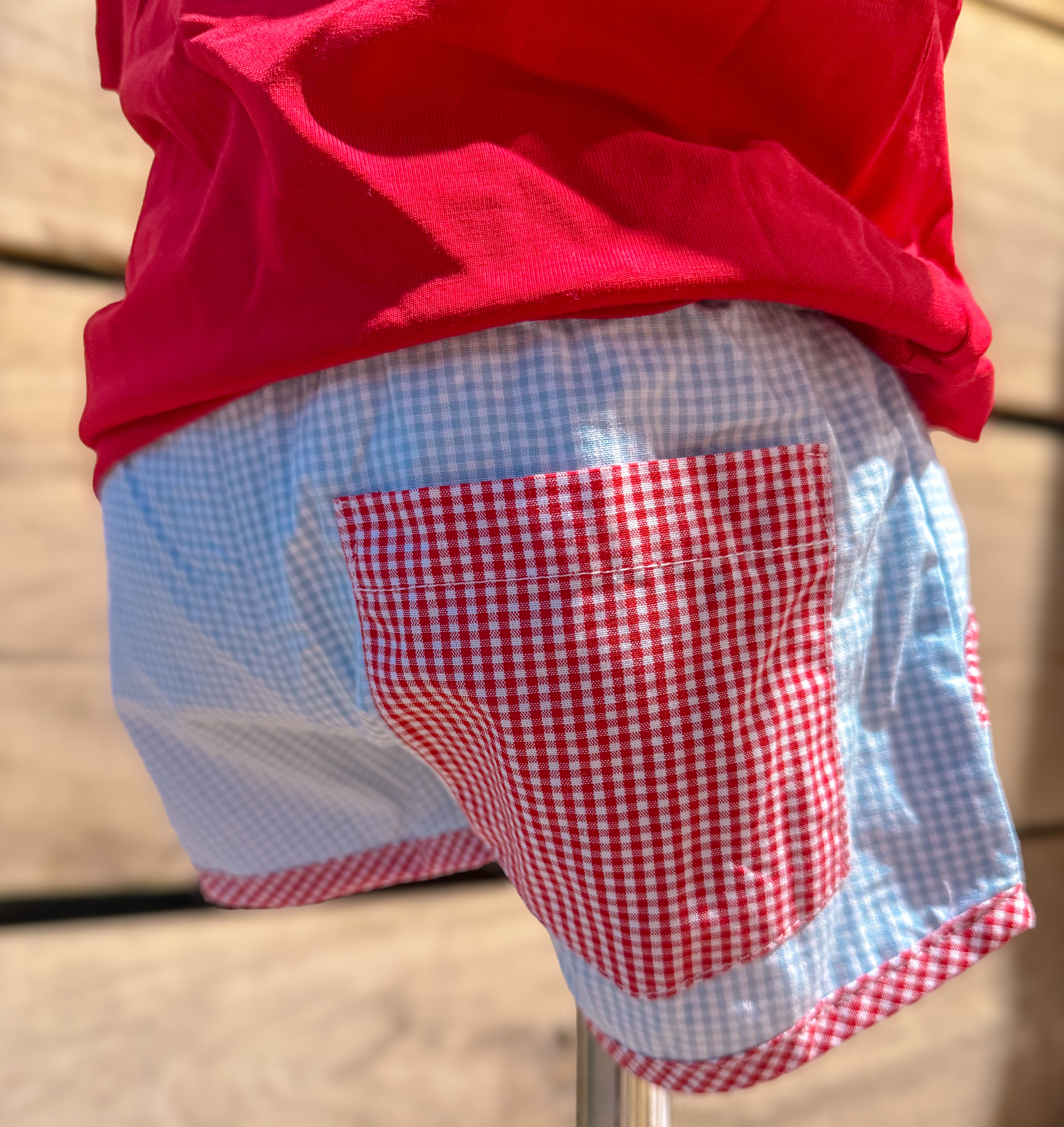 Boys Smocked Stand for the Flag Short Set