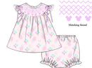 Girls Smocked Main Street Cutie Bloomer Set & Dress