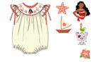 Girls Smocked How Far I’ll Go Bubble